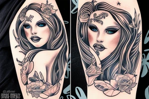 A siren temping you tattoo idea