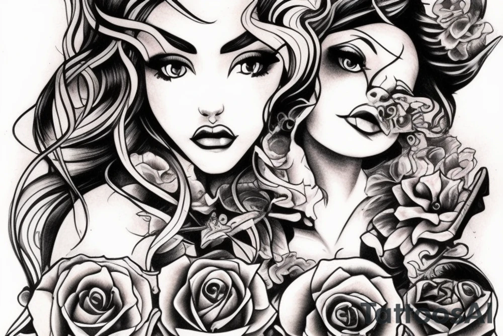 A siren temping you tattoo idea