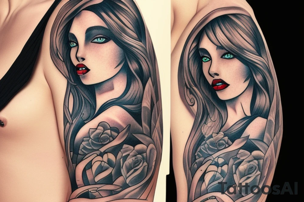 A siren temping you tattoo idea