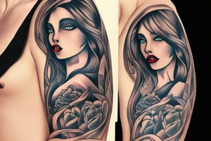 A siren temping you tattoo idea