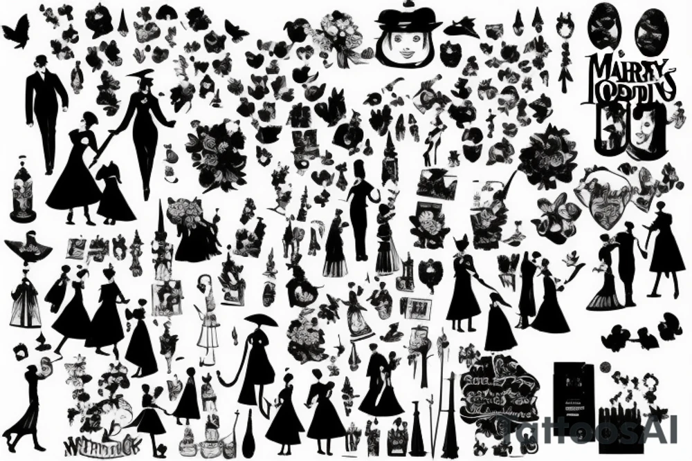 mary poppins memorial tattoo tattoo idea
