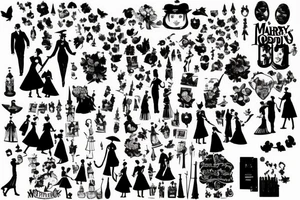 mary poppins memorial tattoo tattoo idea