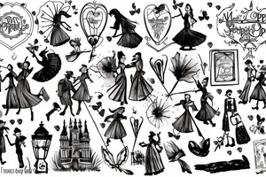 mary poppins tattoo idea