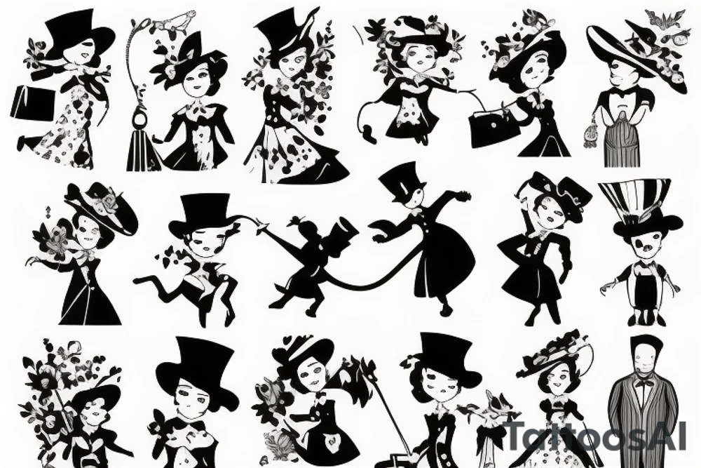 mary poppins tattoo idea