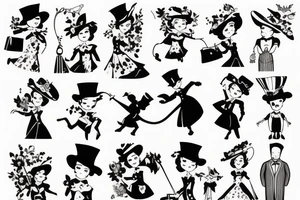 mary poppins tattoo idea
