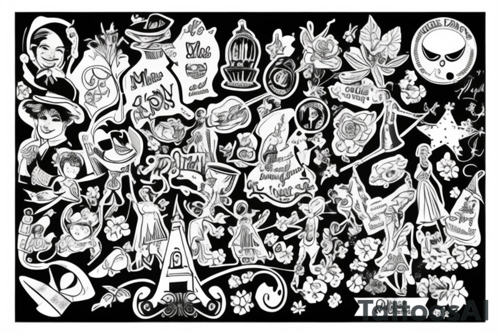 mary poppins tattoo idea
