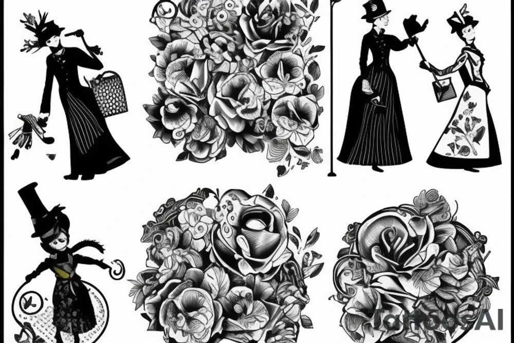 mary poppins tattoo idea