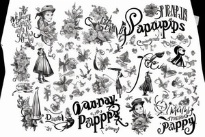 mary poppins tattoo idea