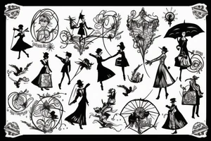 mary poppins tattoo idea