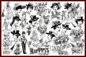 mary poppins tattoo idea
