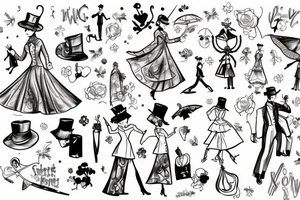 mary poppins tattoo idea