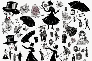 mary poppins tattoo idea