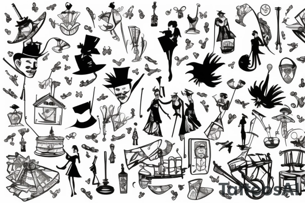 mary poppins tattoo idea
