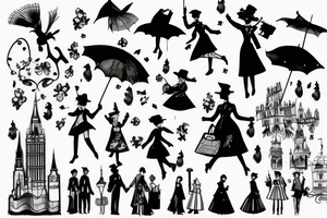 mary poppins tattoo idea