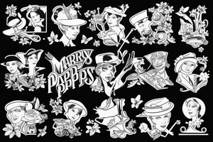 mary poppins tattoo idea