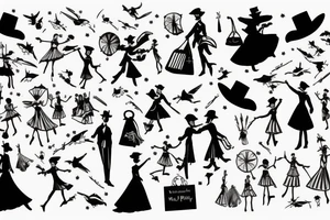 mary poppins tattoo idea