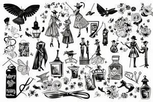 mary poppins tattoo idea