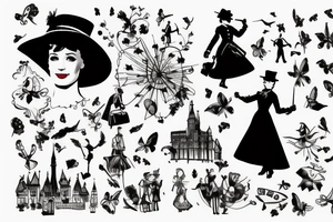 mary poppins tattoo idea