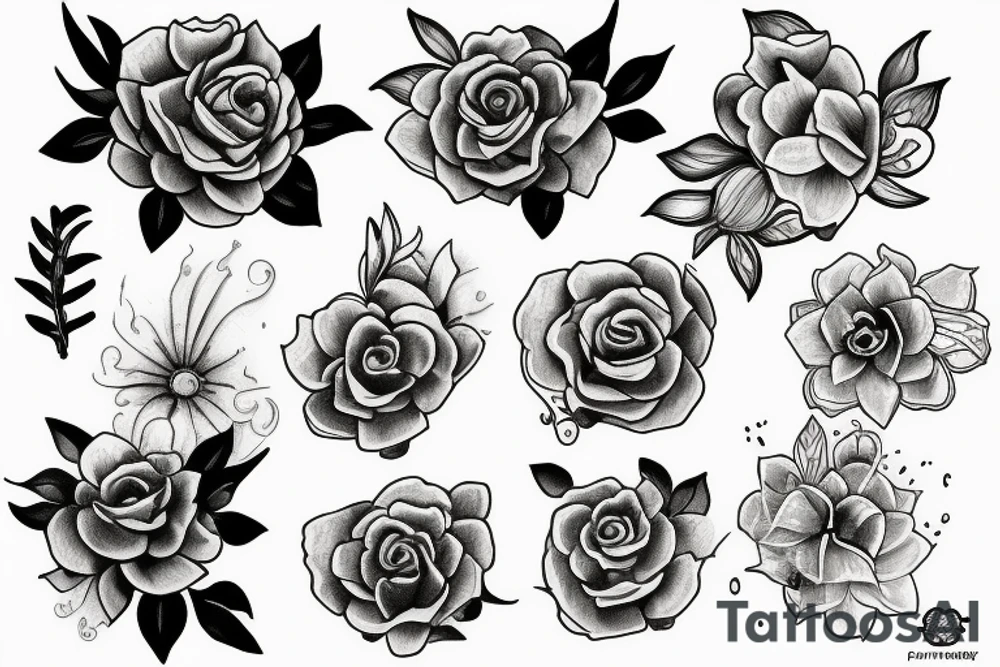 fleur de cerisier tattoo idea