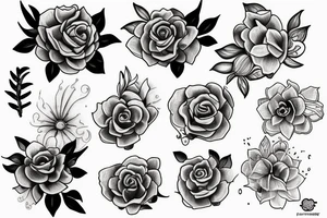 fleur de cerisier tattoo idea