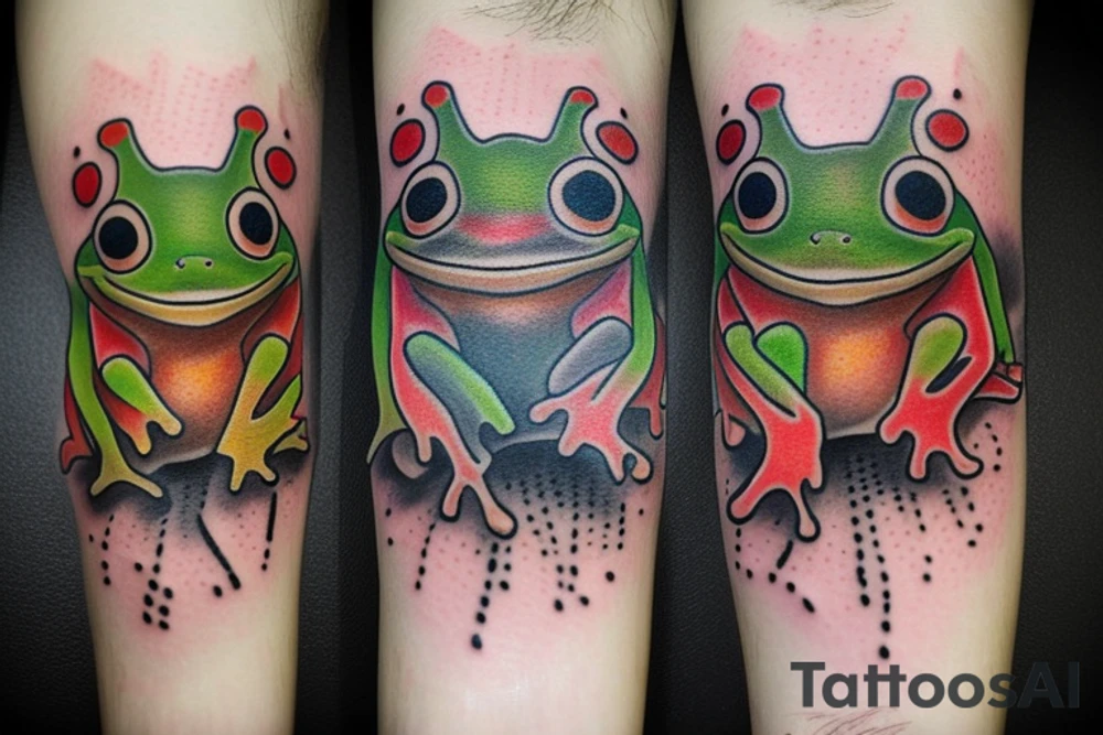 i need a design for small frogs with big eyes tattoo idea i need a design for small frogs with big eyes tattoo idea