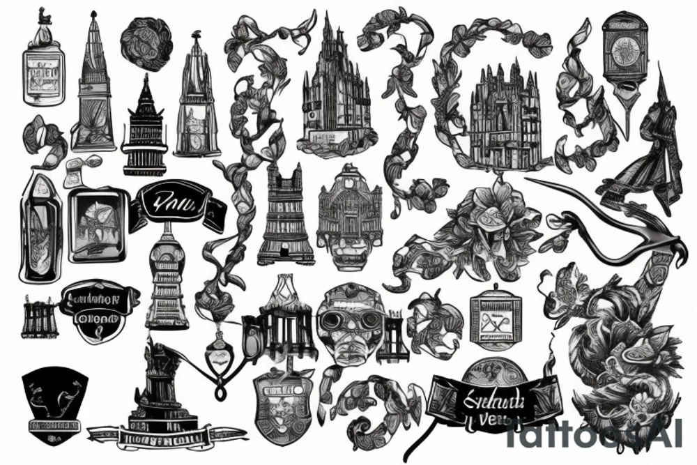 A Scottish landmark tattoo idea