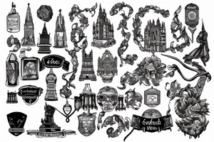 A Scottish landmark tattoo idea