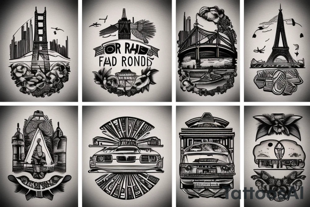 The forth road bridge tattoo idea