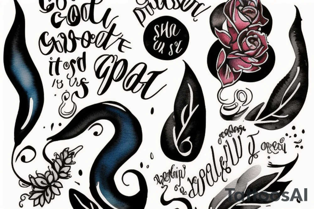 "spite' as good a reason" as a quote tattoo idea