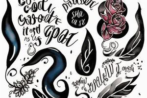 "spite' as good a reason" as a quote tattoo idea