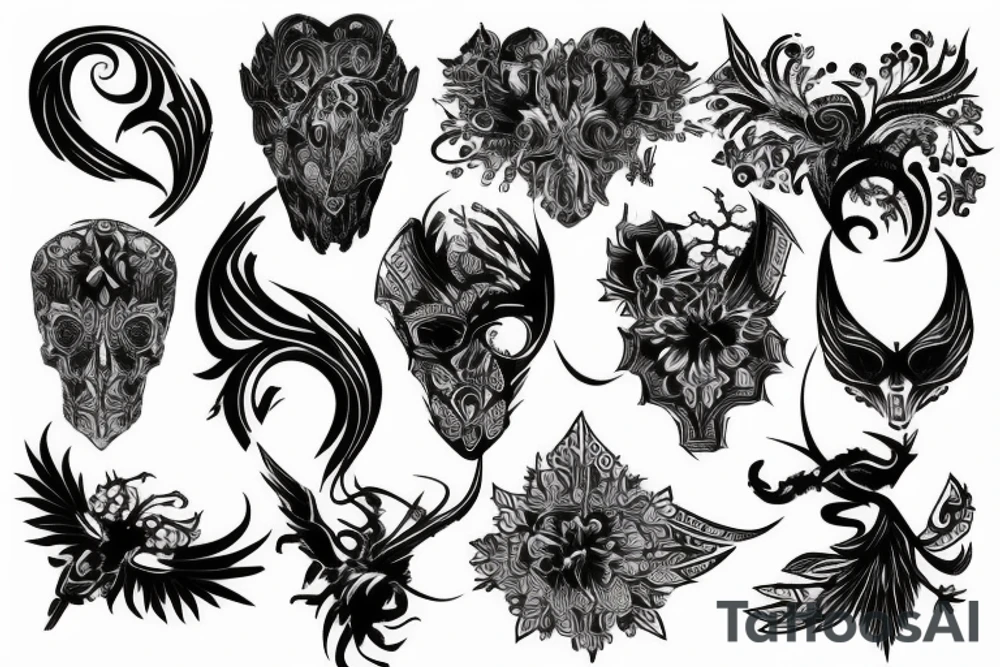 masculine spine tattoo tattoo idea