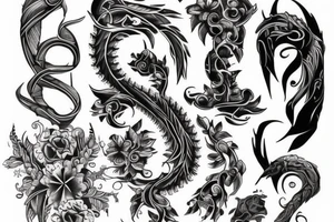 masculine spine tattoo tattoo idea