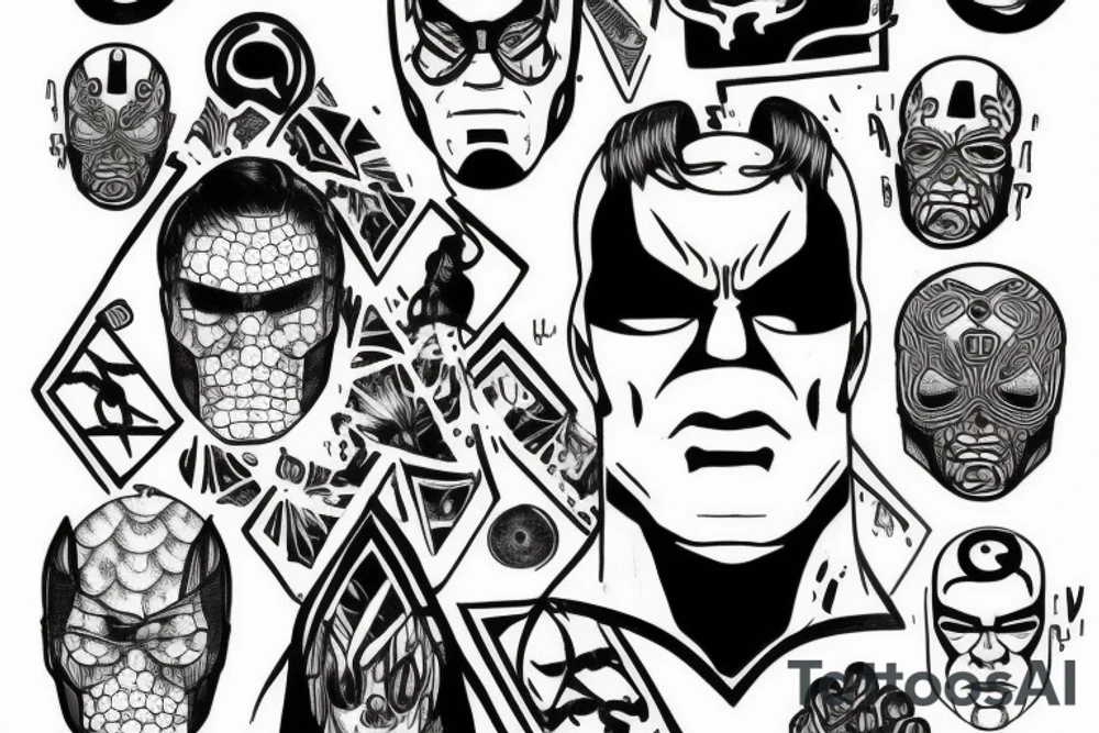 infinity man tattoo idea