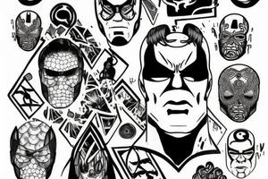 infinity man tattoo idea