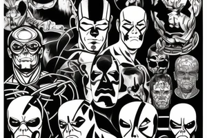 infinity man tattoo idea