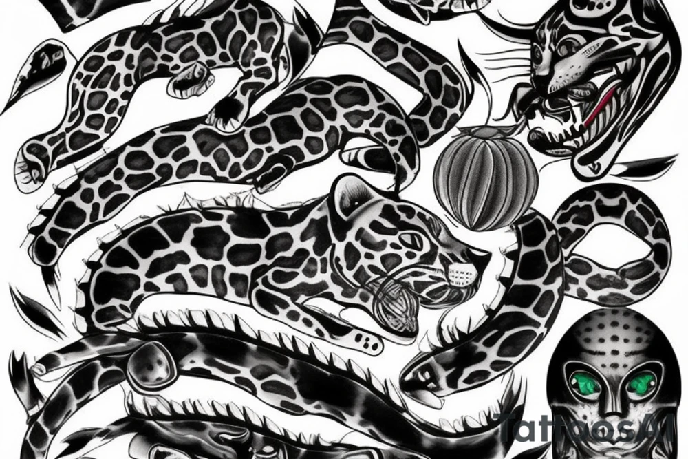 jaguar tattoo idea