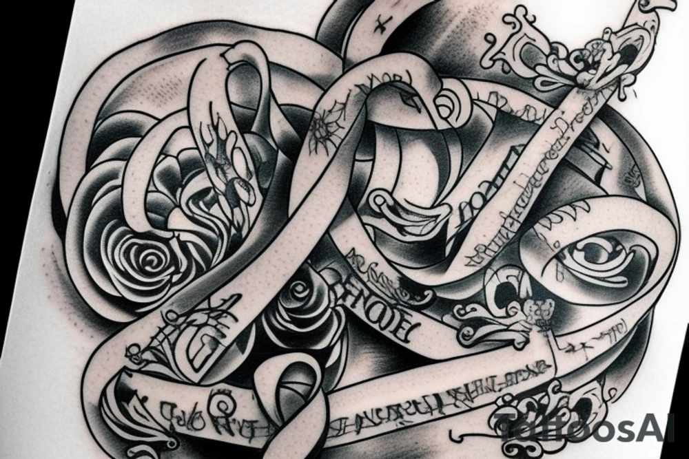 Bible art tattoo tattoo idea