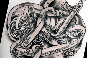 Bible art tattoo tattoo idea