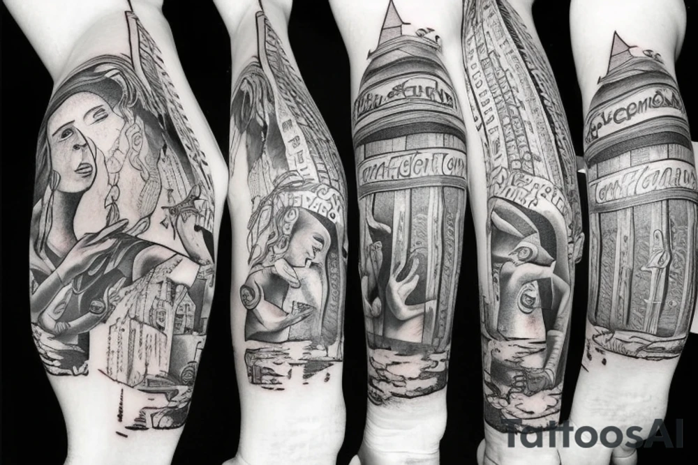 Bible art tattoo tattoo idea