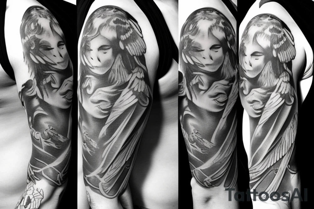 Angel tattoo idea