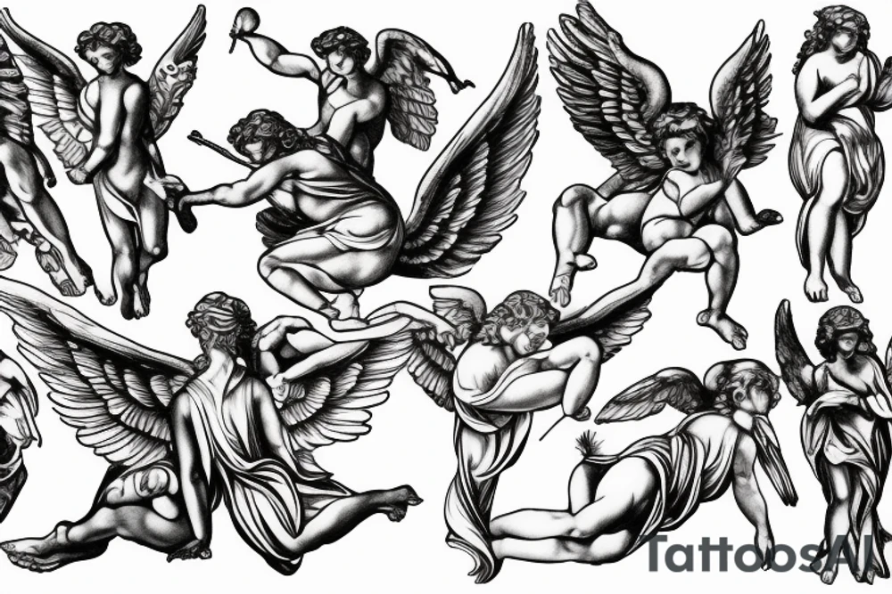 Angel tattoo idea