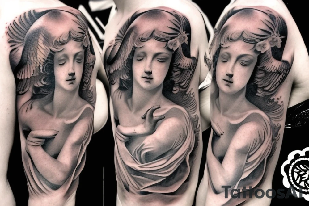 Angel tattoo idea