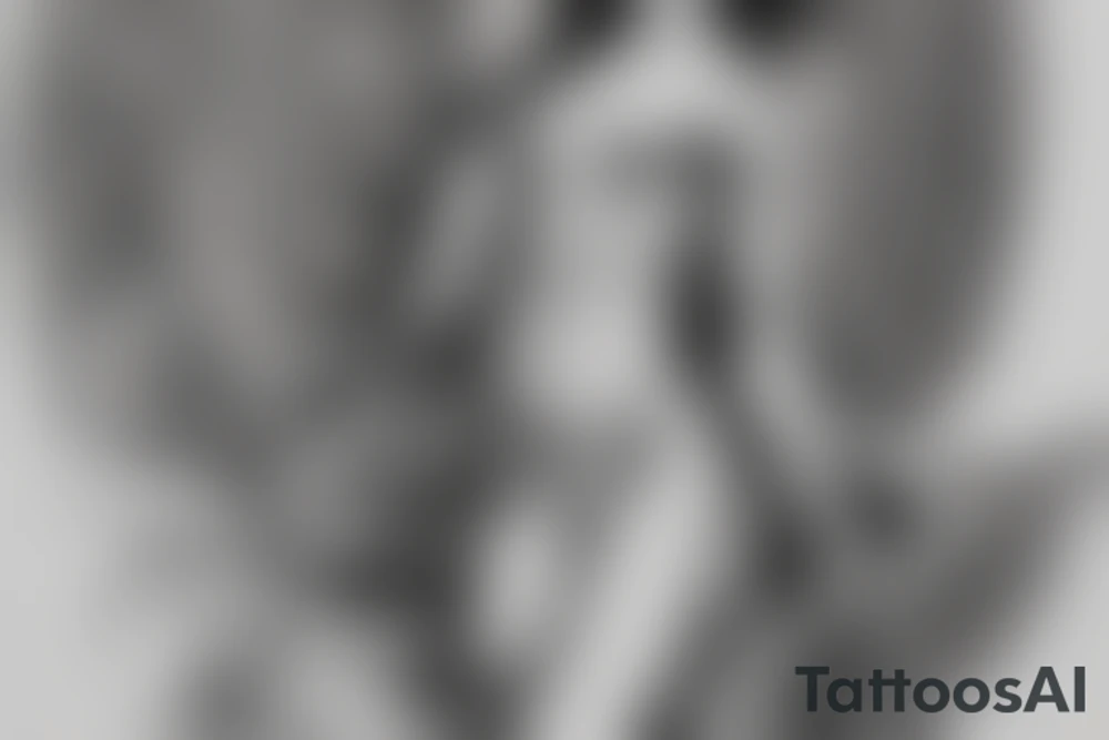 Angel tattoo idea