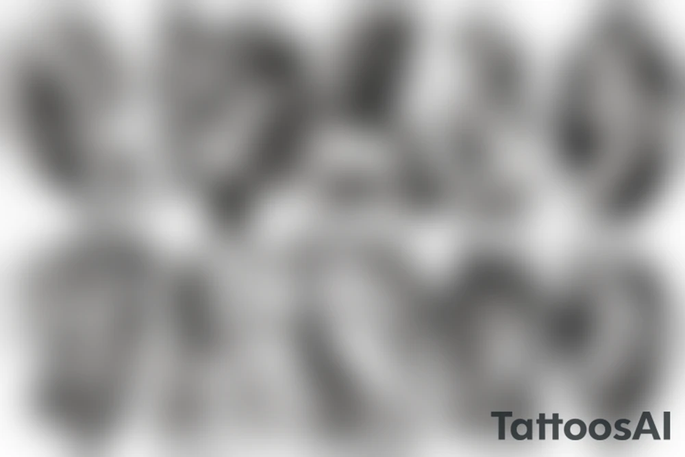 Heaven and angel tattoo idea
