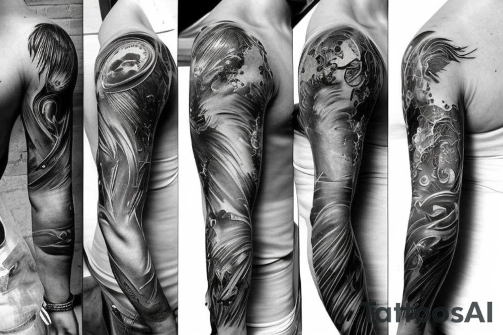 Full sleeve tattoo idea
