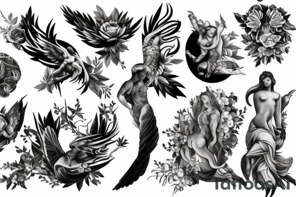 Full sleeve tattoo idea