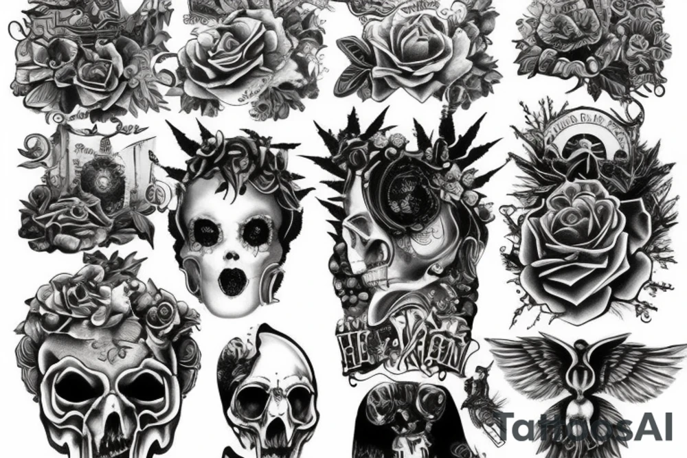 Gates to heaven tattoo idea