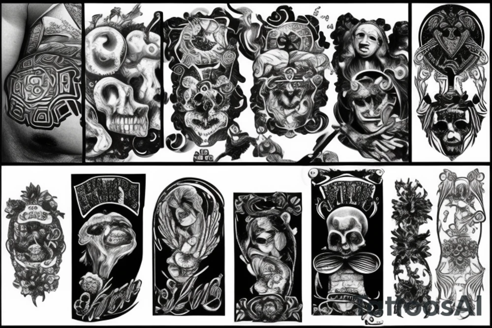 Gates to heaven tattoo idea