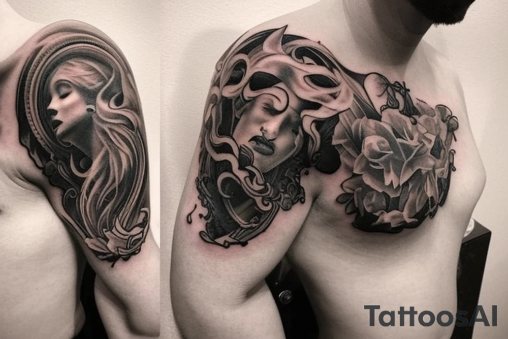 My dad passed away and I want to continue a sleeve with heavenly gates and more tattoo idea