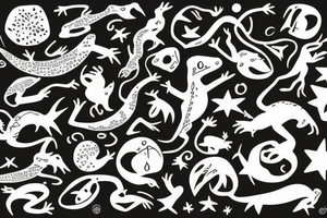 Lizzard tattoo idea